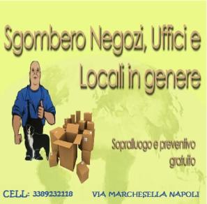 Sgombero Cantine GIUGLIANO IN CAMPANIA (NA) - LA VETERANA TRASLOCHI