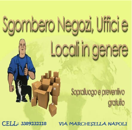 Sgombero Cantine GIUGLIANO IN CAMPANIA (NA) - LA VETERANA TRASLOCHI