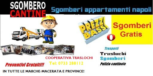 Sgombero Cantine PIEDIRIPA (MC) - COOPERATIVA TRASLOCHI MACERATESE SOC.COOP.R.L.