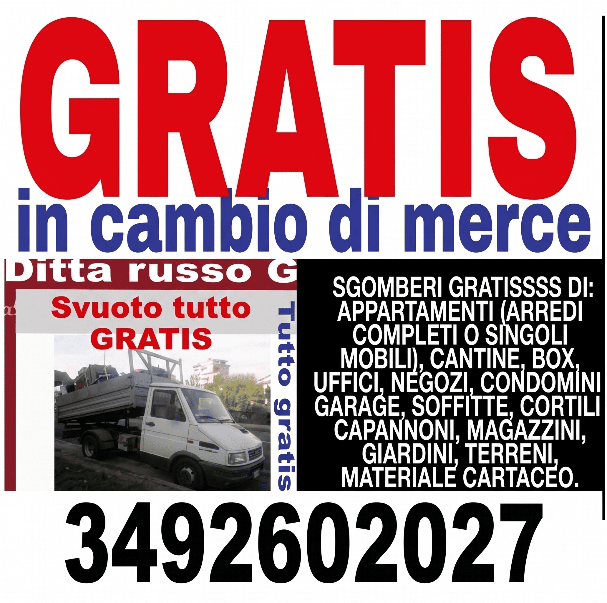 Impresa Sgombero Gratis