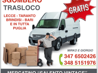 SGOMBERO GRATIS Nel SALENTO