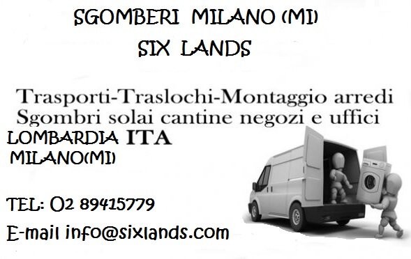Sgombero Cantine MILANO (MI) - SIX LANDS - IMPRESA DI PULIZIE